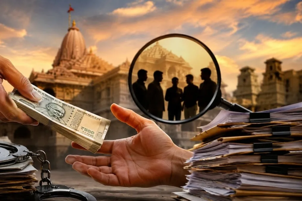 राम-मंदिर में दान की चोरी के बाद भर्ती और निर्माण में भ्रष्टाचार की जांच का विस्तार