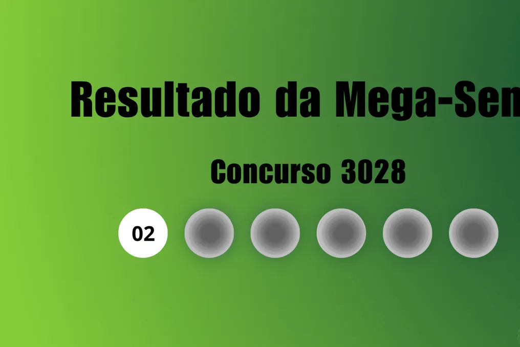 Resultado do concurso 3028 da Mega-Sena: números sorteados e estimativa de prêmio