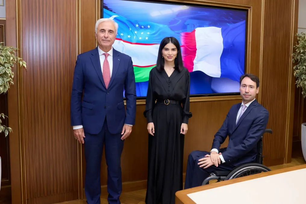 Saidamirziyoyeva Fransiya delegatsiyasi bilan strategik investitsion loyihalar bo'yicha uchrashuv o'tkazdi