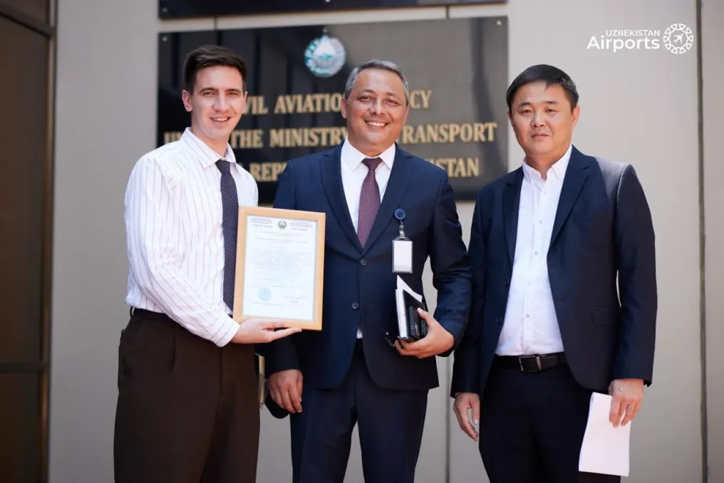 Airport Training Center Receives Certification in Uzbekistan