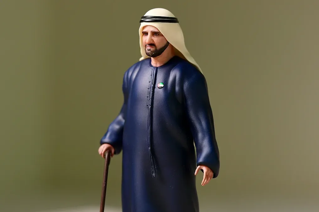 Fotógrafo de Dubai cria composição figurativa em homenagem ao 77º aniversário do Sheikh Mohammed
