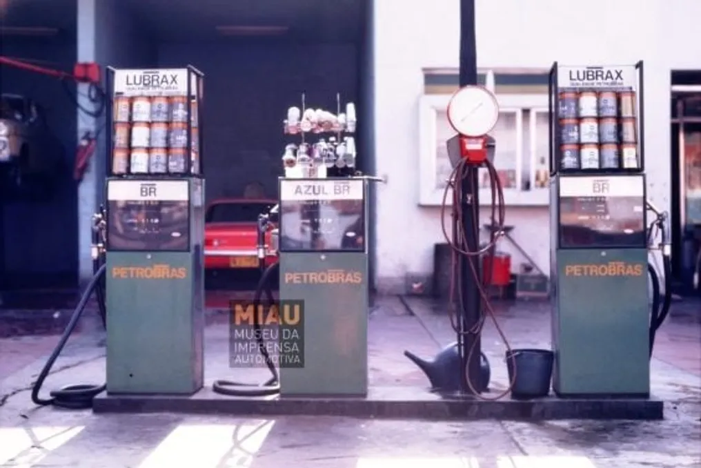 Old blue gasoline, without ethanol, was associated with status and high octane in Brazil
