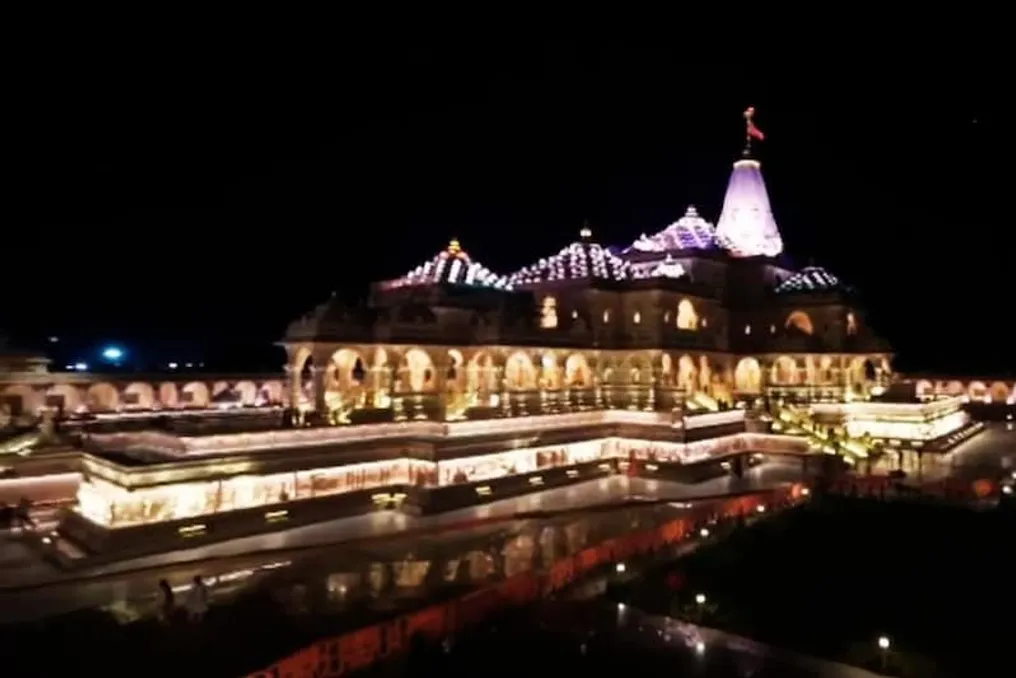 Ram Mandir in Ayodhya Looks Different at Night Thanks to New Architectural Lighting