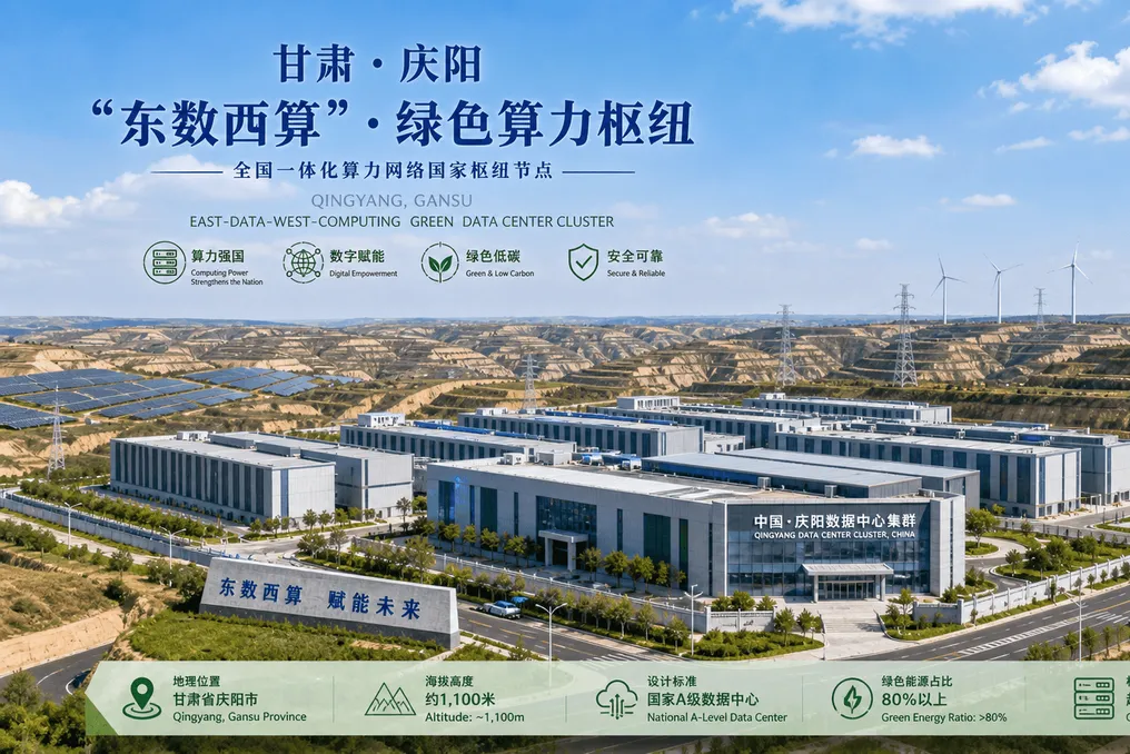 Qo'shimcha ma'lumotlar markazi Qinyangda (Gansu) 185 000P quvvatiga yetdi va milliy sun'iy intellekt modellarining token talabining 25% ni qondirdi