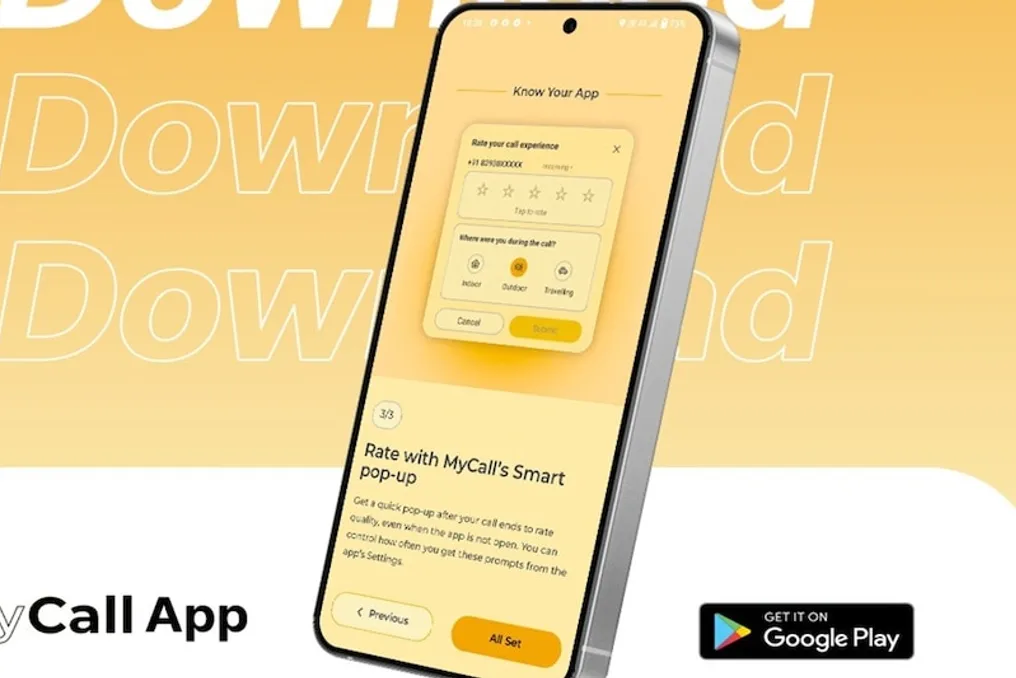 TRAI запустила новое приложение MyCall для улучшения качества звонков и борьбы с обрывами связи