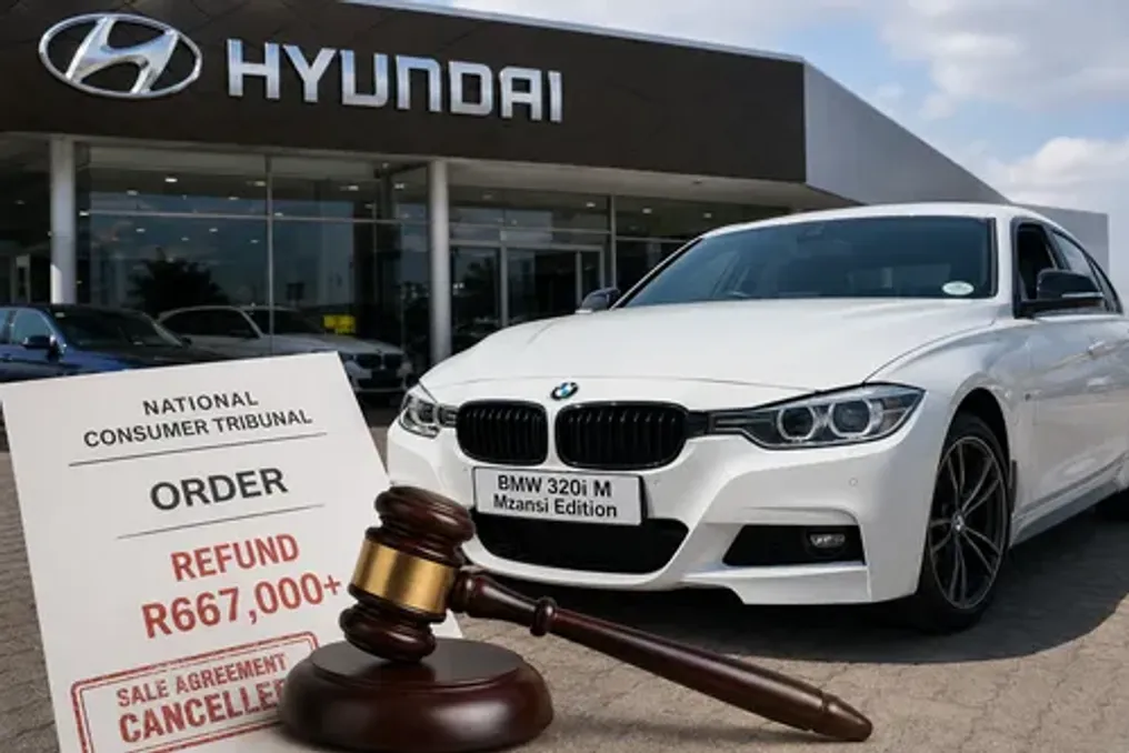 Hyundai dealer markazi BMW modelini notoʻgʻri taqdim etish boʻyicha apellyatsiya shikoyatini yoʻqotdi, bu summa 667 000 randdan ortiq