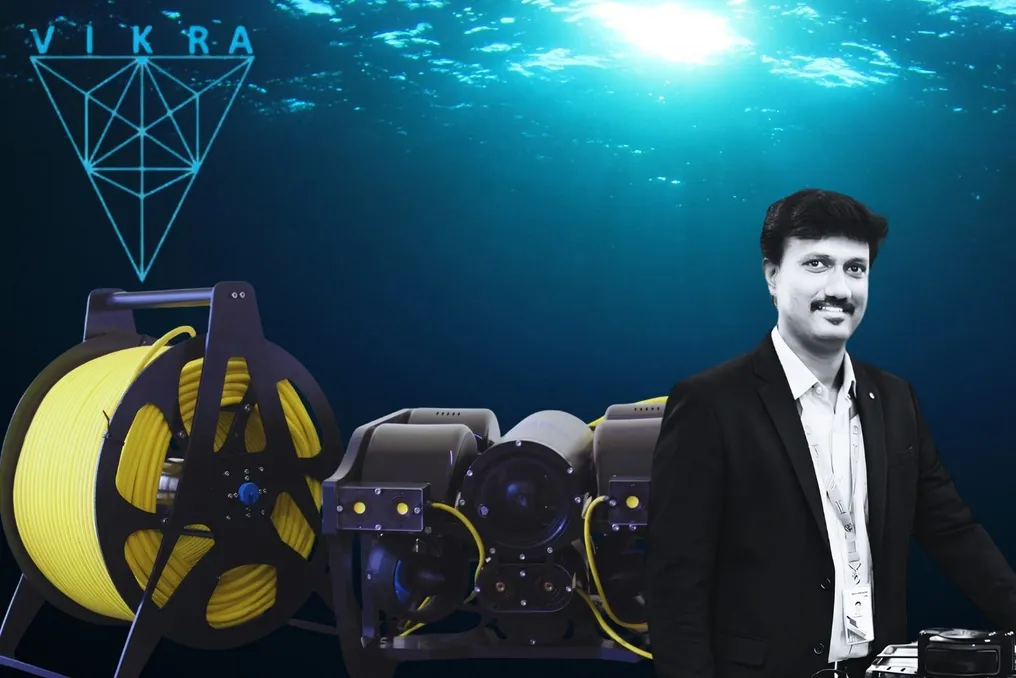 A Vikra Ocean Tech fabrica robôs subaquáticos para inspeção, pesquisa e necessidades de defesa