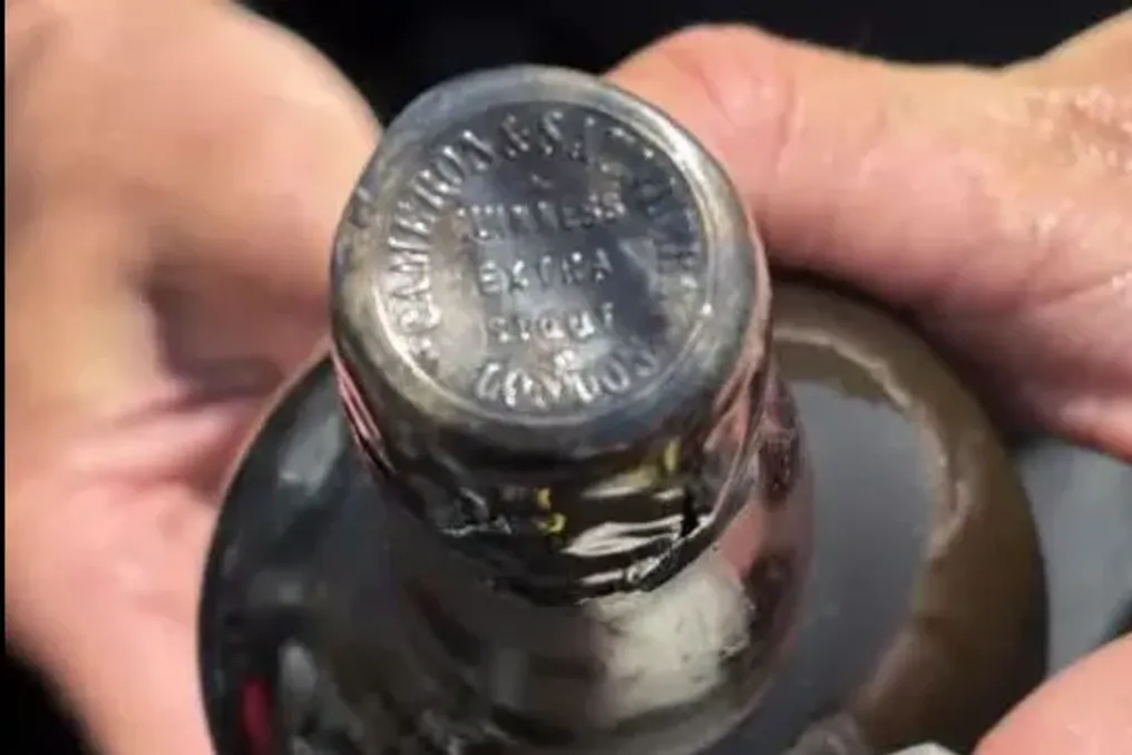 Dalgʻichlar dengiz tubida 162 yillik Guinness pivo shishasini topdilar