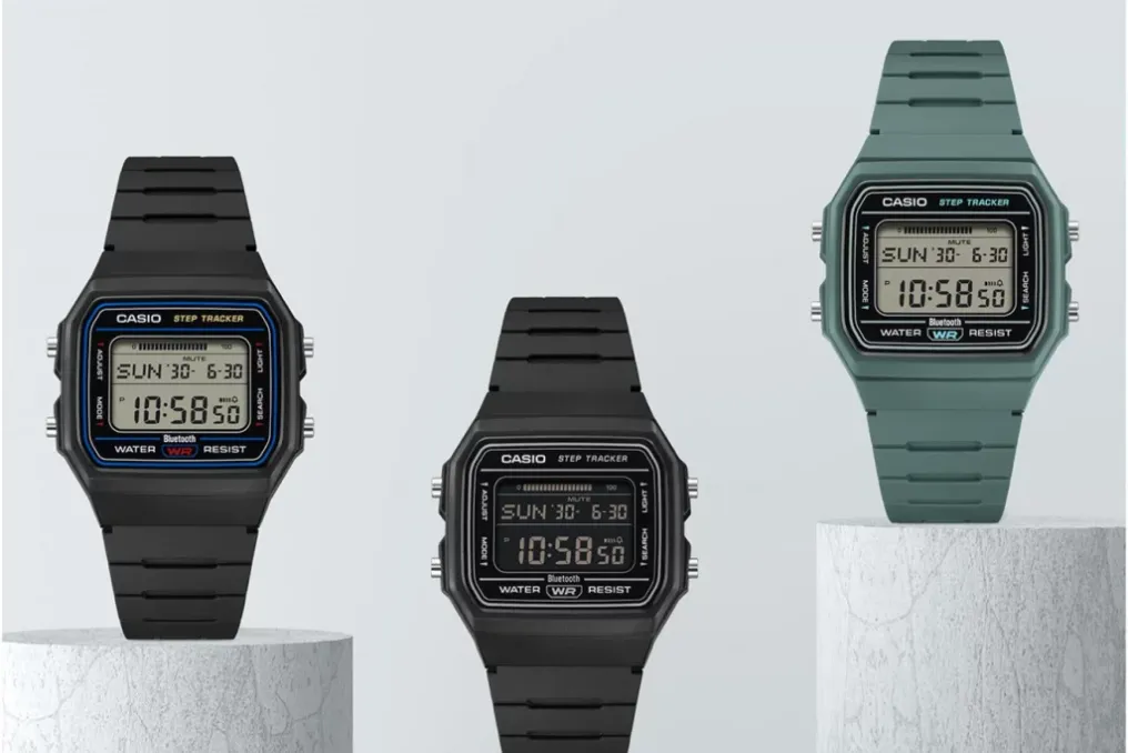 Casio выпустила F-B100W, обновленную версию F-91W с функциями мониторинга фитнеса