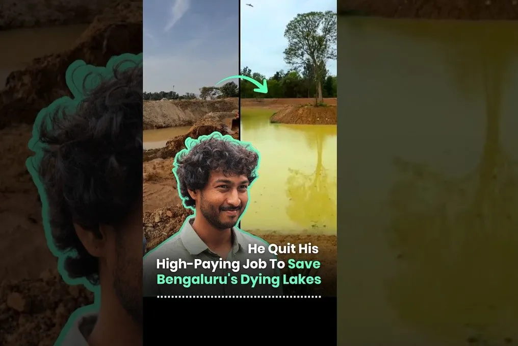 Harsha Tej restored 18 lakes and planted 150 thousand trees in Karnataka