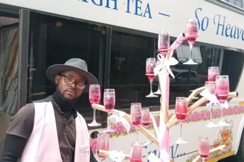 LOREA offers a high-class tea experience in Cape Town aboard a double-decker bus