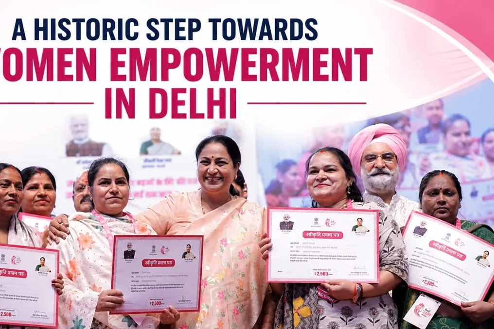 Programa Delhi Lakshmi Yojana lançada para mulheres de Delhi com foco em empreendedorismo
