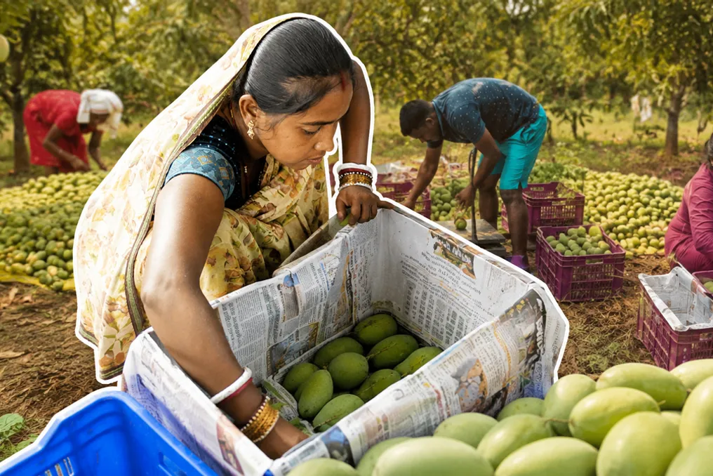 Renda do agricultor de Jharkhand triplicou graças à exportação de manga para a Inglaterra
