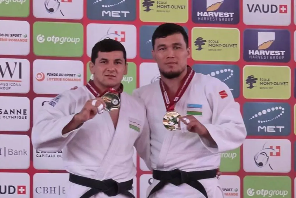Judocas do Uzbequistão conquistam cinco medalhas no torneio 'Katta Dubulga' em Lausanne