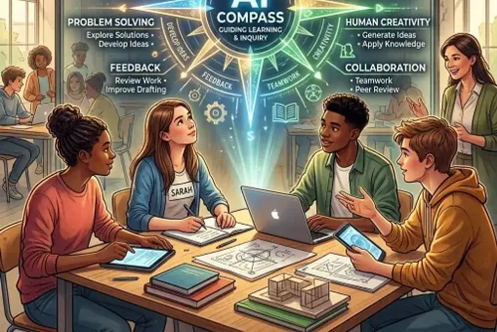 Практический инструмент AI Compass способствует ответственному обучению, помогая студентам использовать искусственный интеллект.