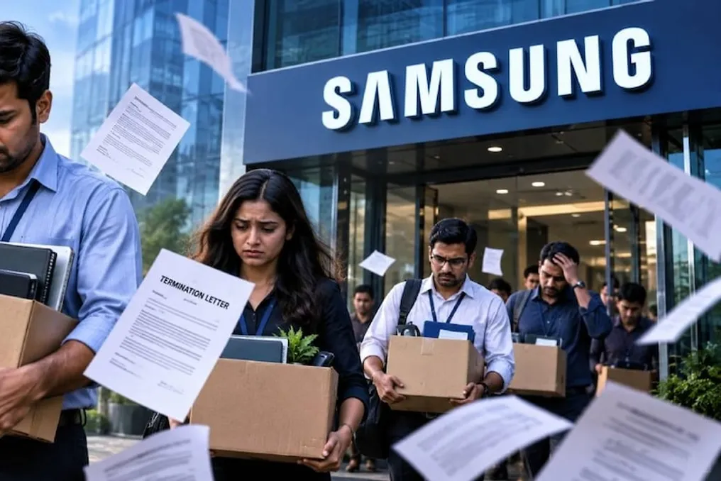 Samsung India cuts staff due to rising memory chip prices and declining sales