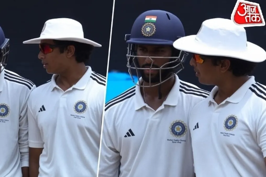 Vaibha Suryavanshi respondeu a Tilak Varma em campo após incidente no Duleep Cup