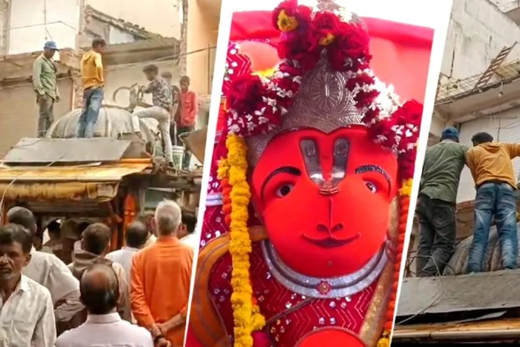 अजाइन में हनुमान की मूर्ति को दैवीय चमत्कार के संकेतों के बाद हटाने के प्रयासों को प्रशासन ने रद्द कर दिया