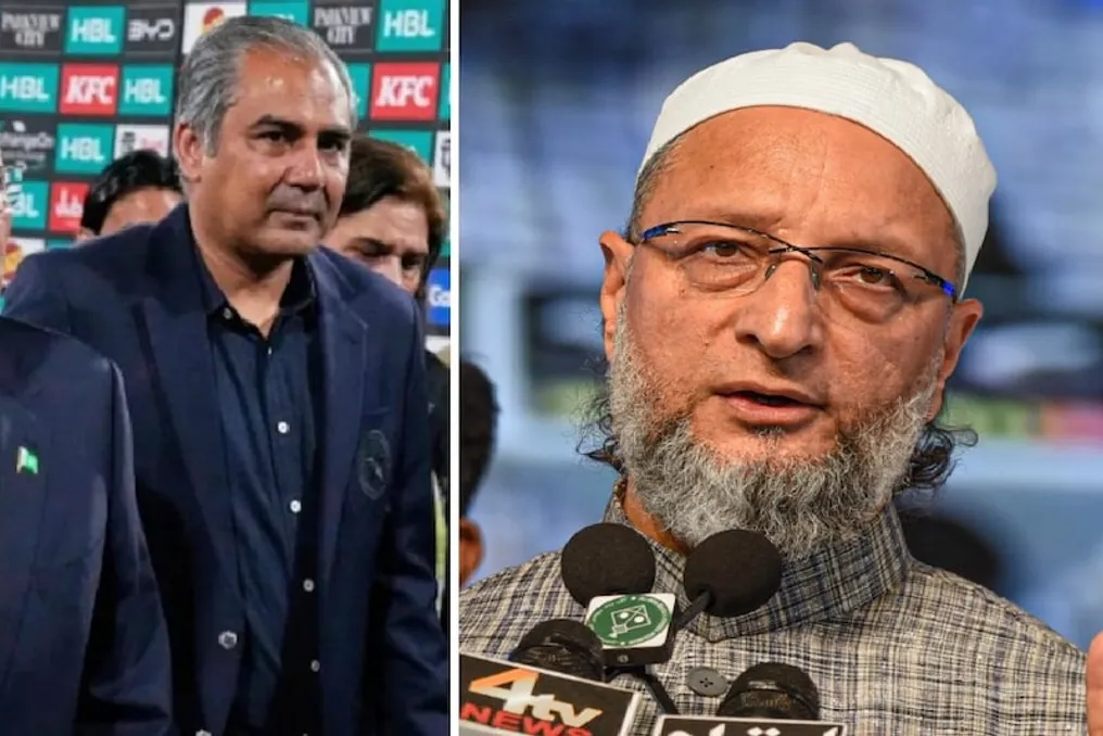 Owaisi criticou o governo por recusar aceitar troféu de Mohsin Naqvi devido à sua ligação com o Paquistão
