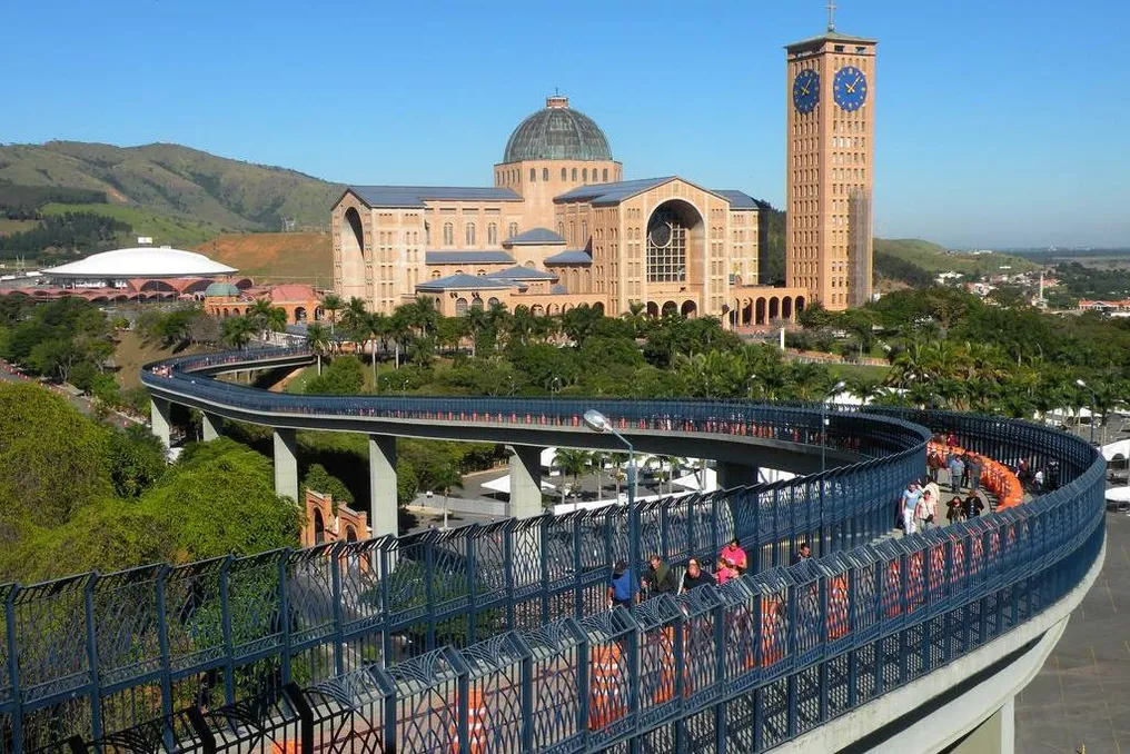 Aparecida Sanctuary Unveils West Facade with Apocalypse-Inspired Mosaics