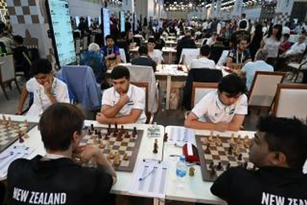 Equipes que venceram Turquia e Argentina jogarão contra Hungria e EUA no Campeonato Mundial de Xadrez
