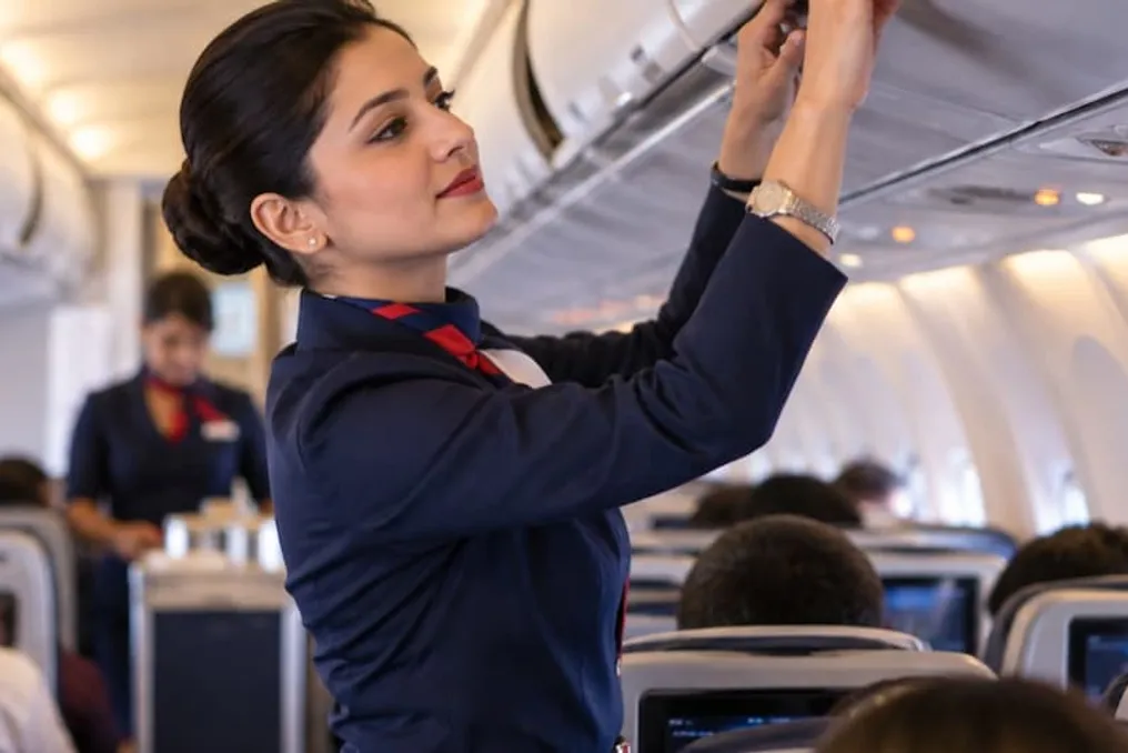 Former flight attendant talks about the difficulties of working on an airplane, including passengers' inappropriate behavior
