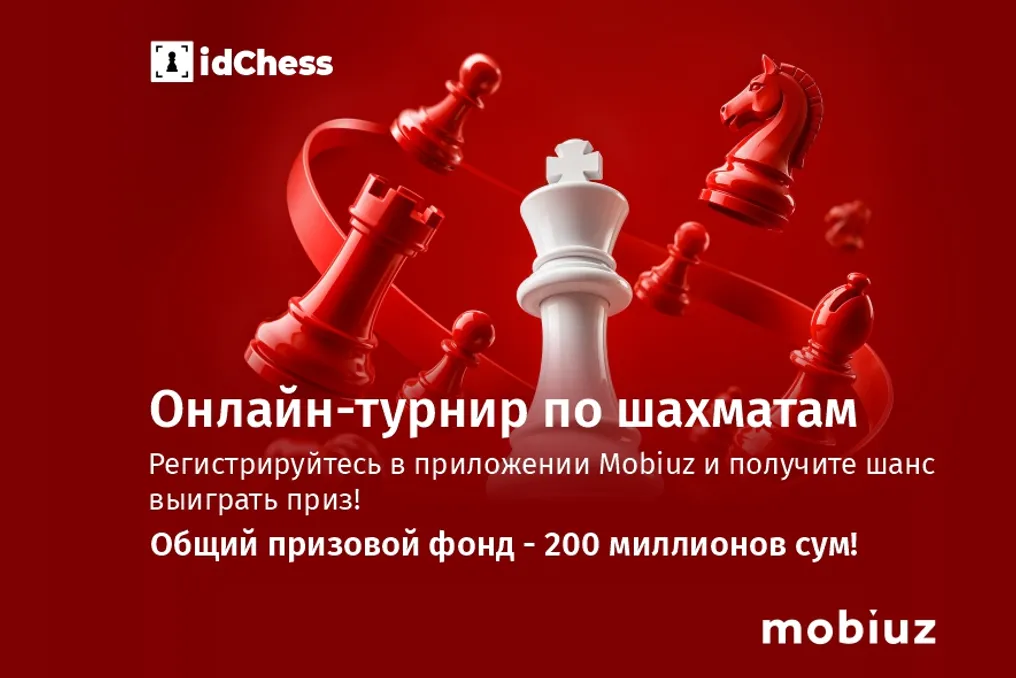 Mobiuz lança torneio online de xadrez MobiChess com prêmio de 200 milhões de soms