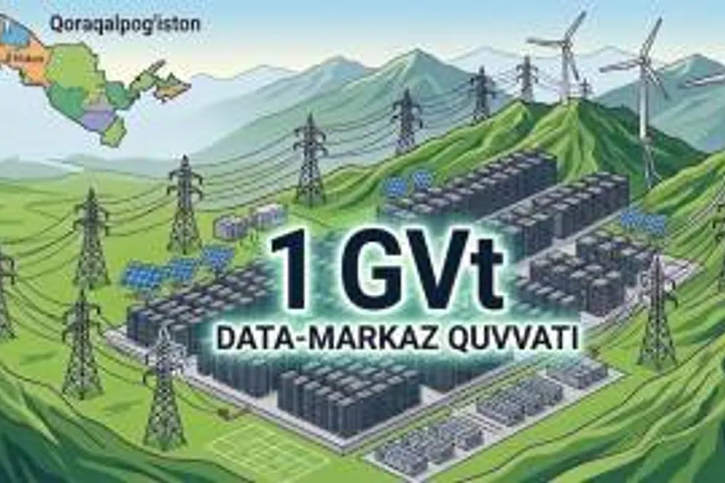 डिजिटल अर्थव्यवस्था के लिए काराकलपक्स्तान में कुल 1 गीगावाट क्षमता वाले डेटा सेंटर बनाए जाएंगे