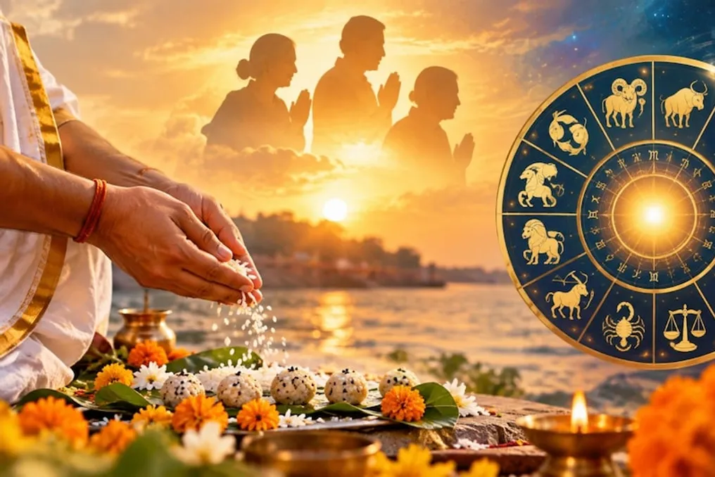 Durante Pitru Paksha de 2026, cinco signos do zodíaco terão sorte e três planetas, incluindo Rahu, estarão em movimento retrógrado