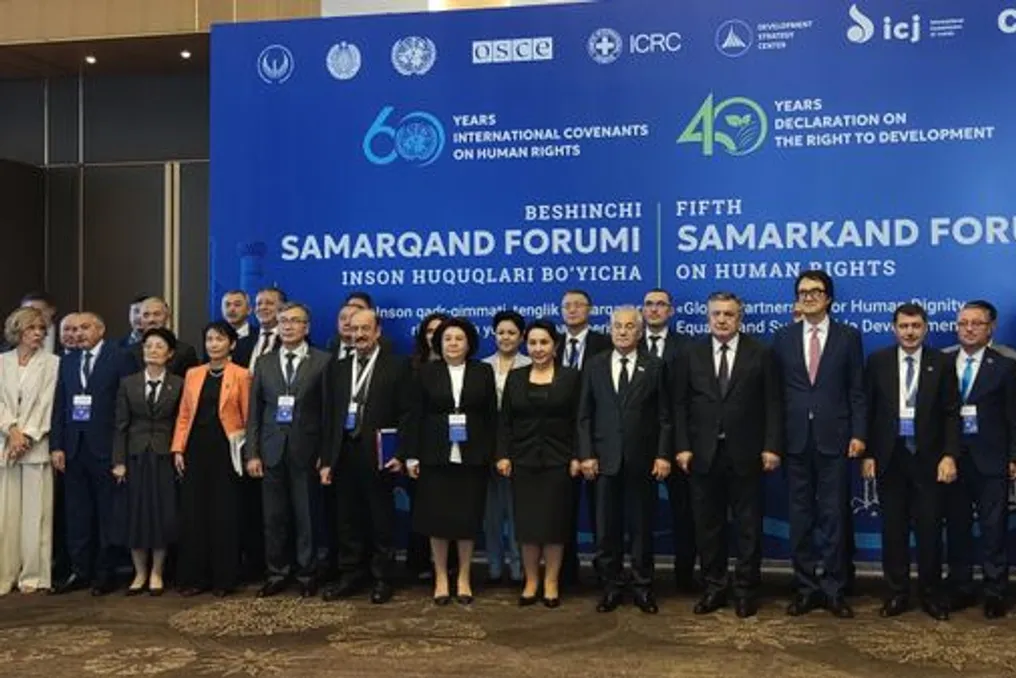 Vº Fórum Internacional de Samarcanda sobre Direitos Humanos realizado em Tashkent e Samarcanda