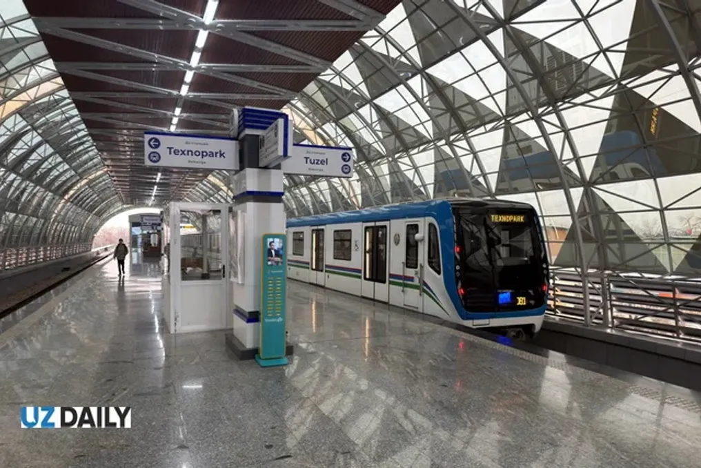 Метро Ташкента установило новый ежедневный рекорд пассажиропотока