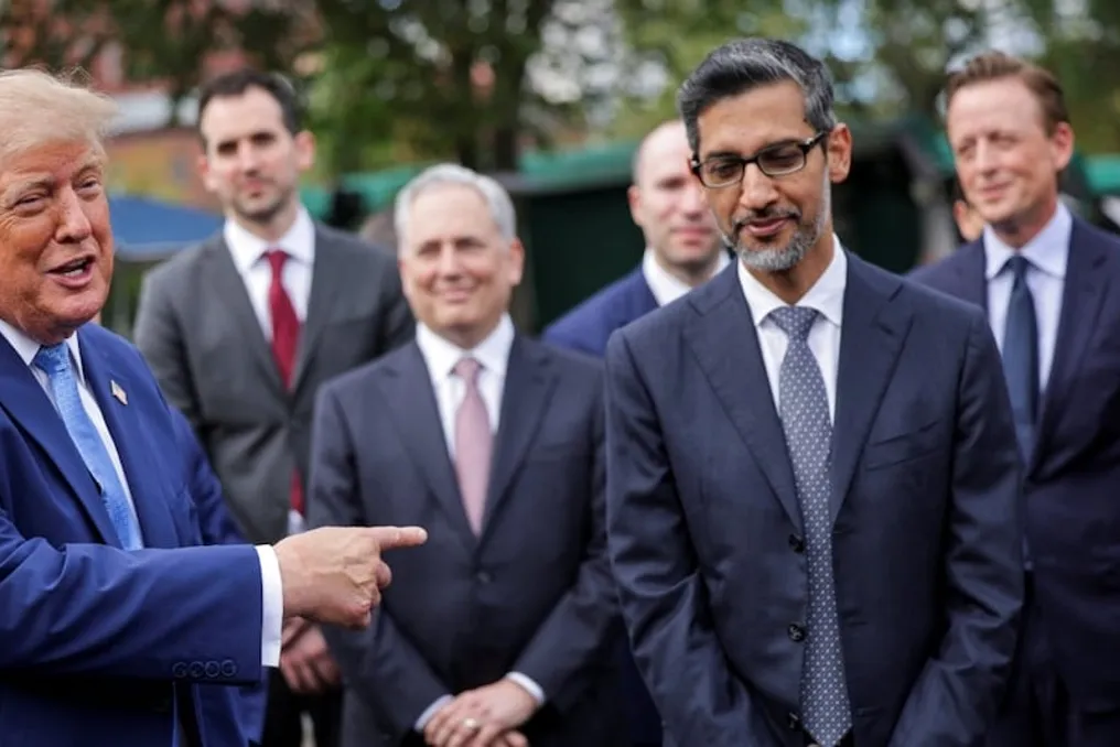 Donald Tramp Sander Pichai ni "jonot" deb atadi, Google CEO esa hazil bilan javob berdi