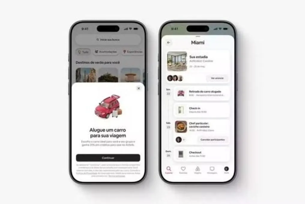 Airbnb lança serviço de aluguel de carros em mais de 300 cidades brasileiras