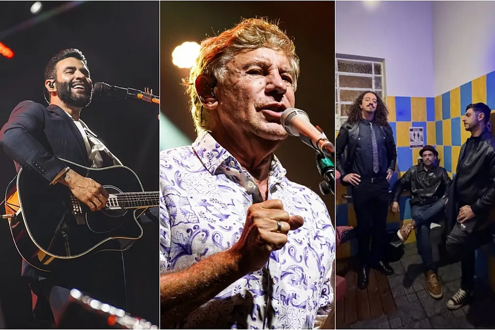 Programação musical no Sul de Minas Gerais: Gusttavo Lima, Flávio Venturini e tributo aos Beatles