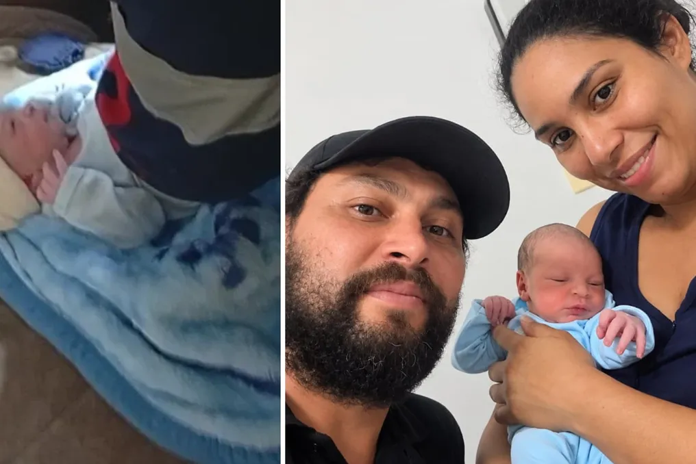 Husband helps wife give birth at home in Paraná minutes before SAMU arrives