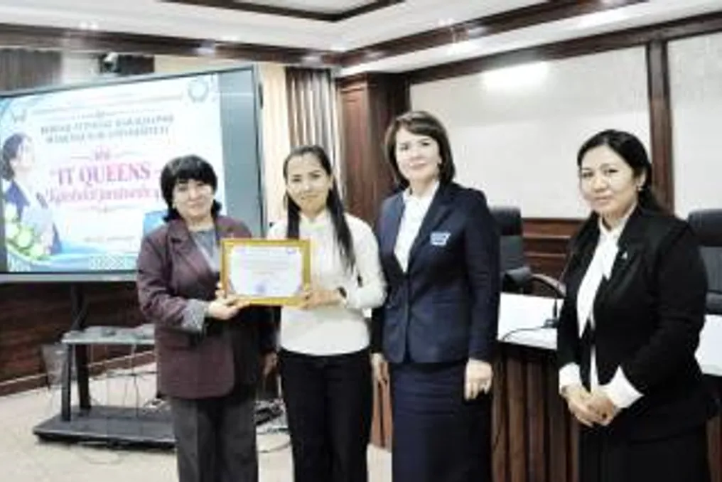 Regional stage of the 'IT Queens' innovation startup competition held in Karakalpakstan, Uzbekistan