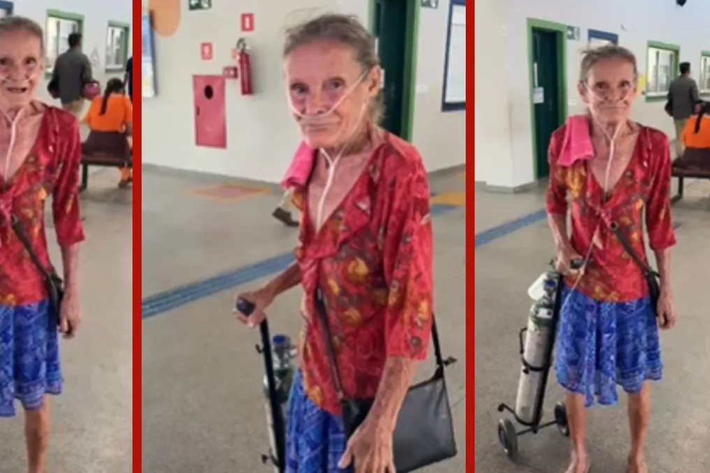Eleitora de 70 anos sem pulmão foi às eleições com cilindro de oxigênio em Mato Grosso