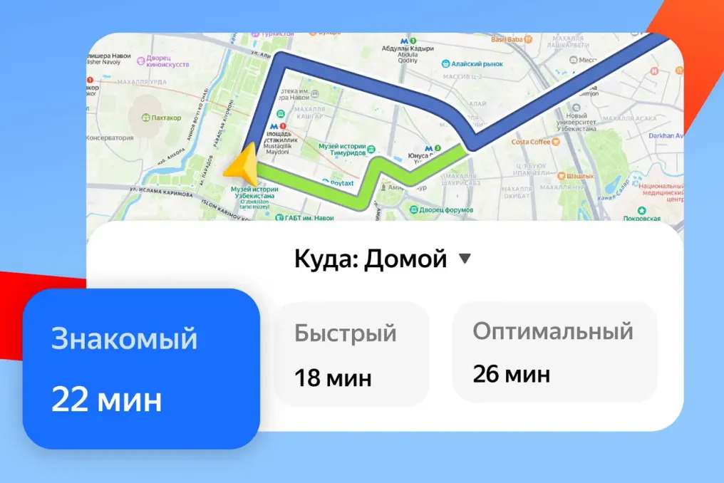 Yandex Maps e Navigator oferecem rotas personalizadas com base nos hábitos dos motoristas