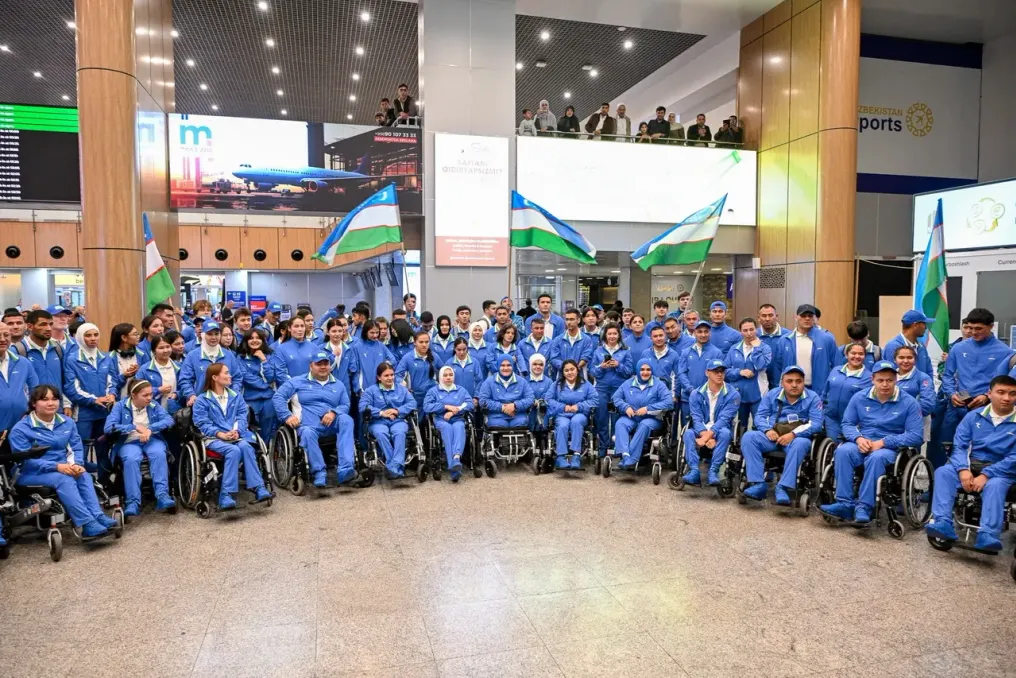 Seleção Paralímpica do Uzbequistão viaja para o Japão para participar dos Jogos Paralímpicos Asiáticos