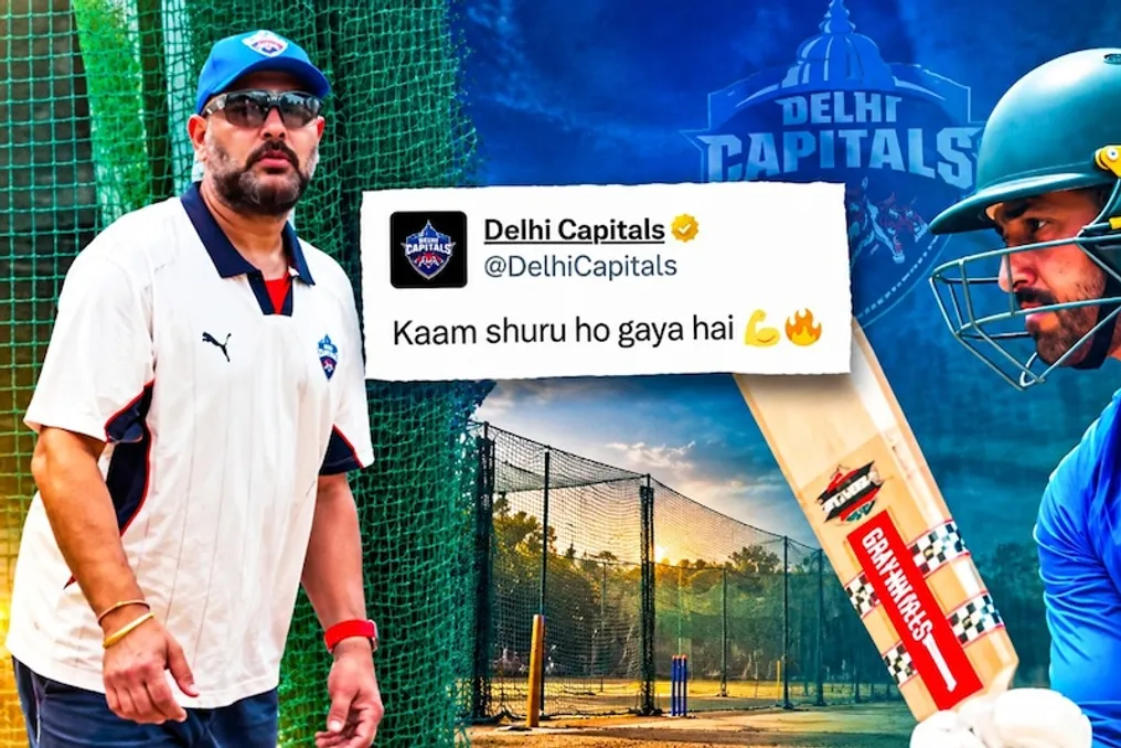 Delhi Capitals iniciam preparação pré-temporada: Yuvraj Singh treina Karun Nair