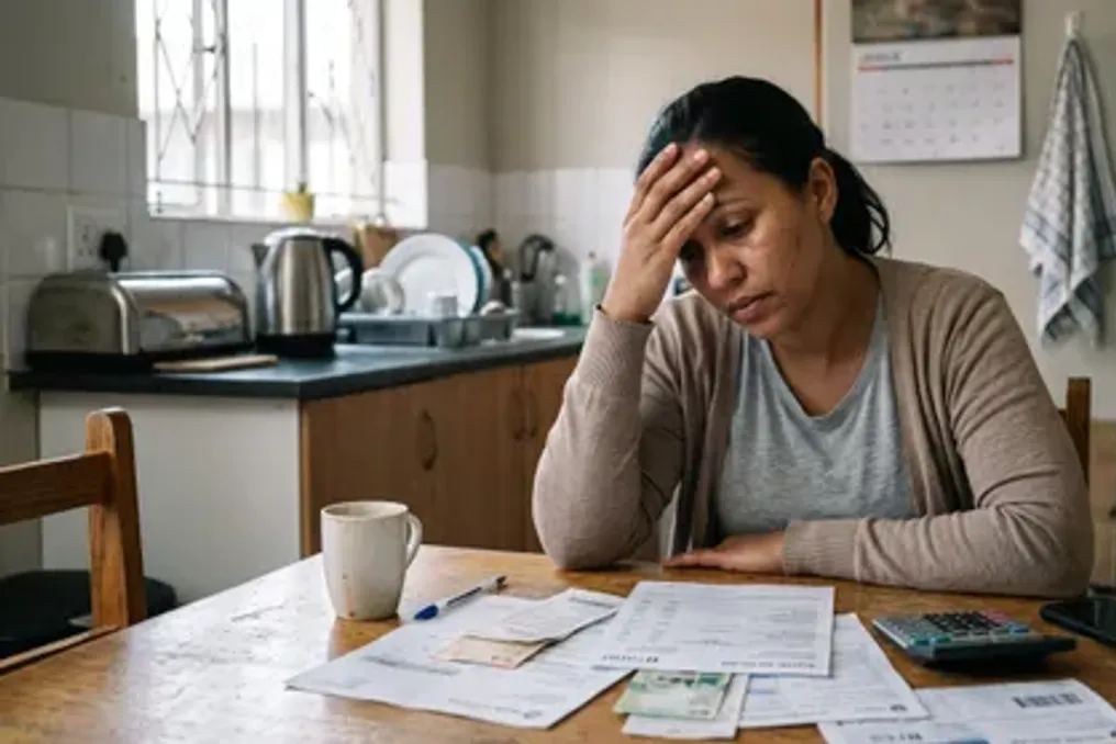 Problemas financeiros afetam negativamente a saúde, o trabalho e a vida pessoal dos sul-africanos