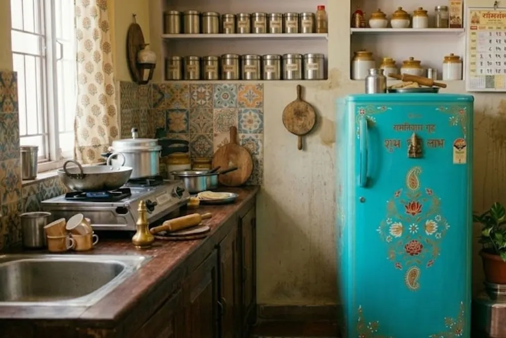 Recomendações sobre a localização da geladeira e escolha de cores na cozinha de acordo com os princípios do Vastu