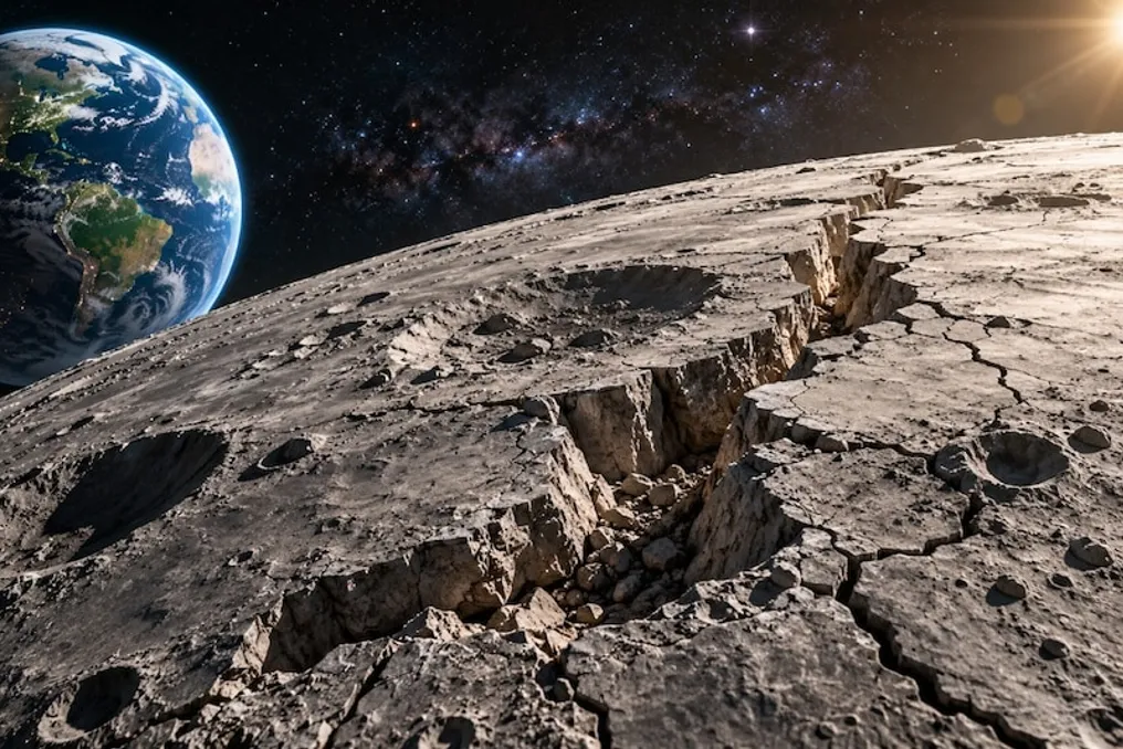 Исследование NASA выявило более 10 тысяч трещин на Луне, что повышает риск землетрясений