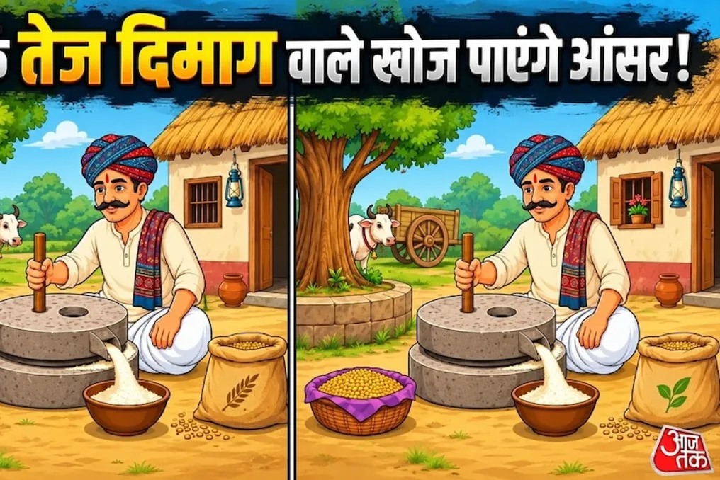 ध्यान परीक्षण: छवि में पांच त्रुटियां छिपी हैं जिन्हें 10 सेकंड में ढूंढना होगा