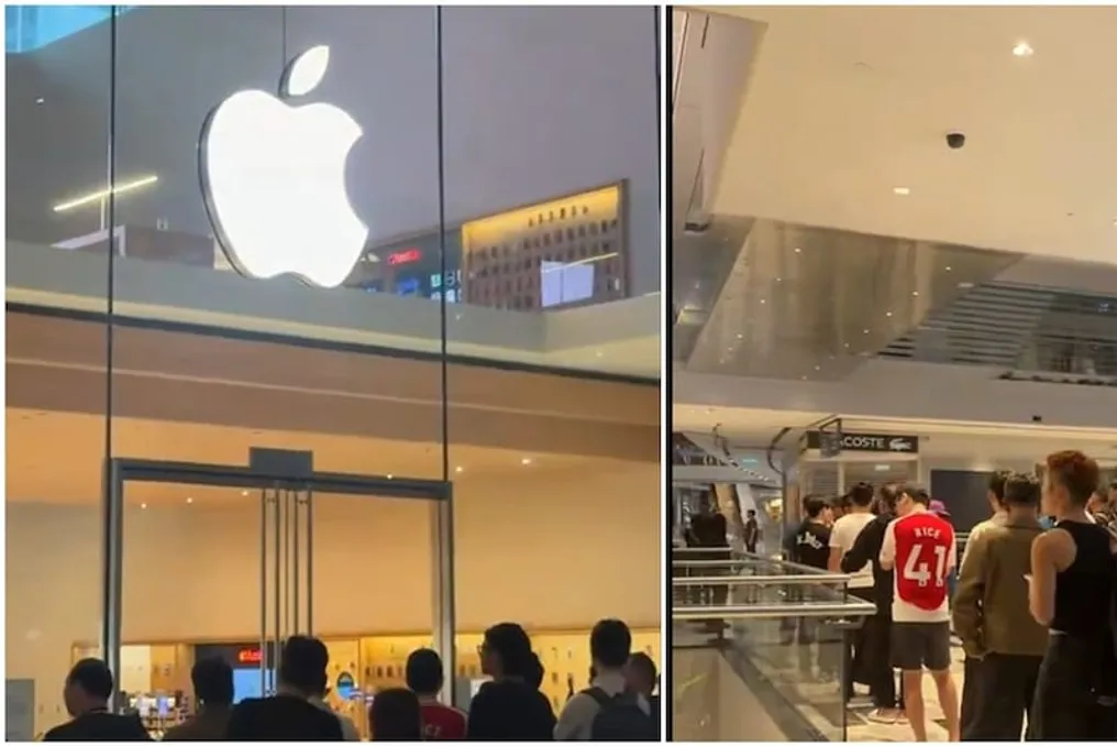 Первая продажа iPhone Duo состоялась; люди ожидали его у магазинов Apple всю ночь