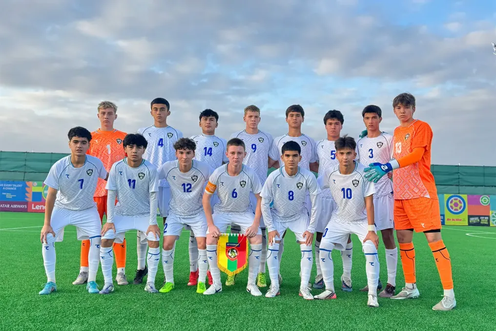 उज़्बेकिस्तान की U-15 टीम विश्व कप समूह में दूसरे स्थान पर रही