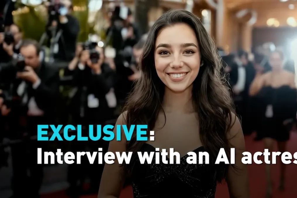 Entrevista com atriz criada por inteligência artificial