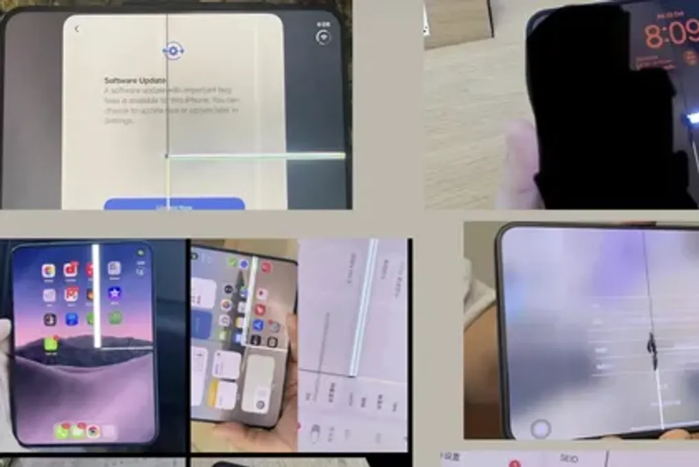 Primeiro modelo dobrável do iPhone da Apple enfrenta problemas típicos de produtos iniciais