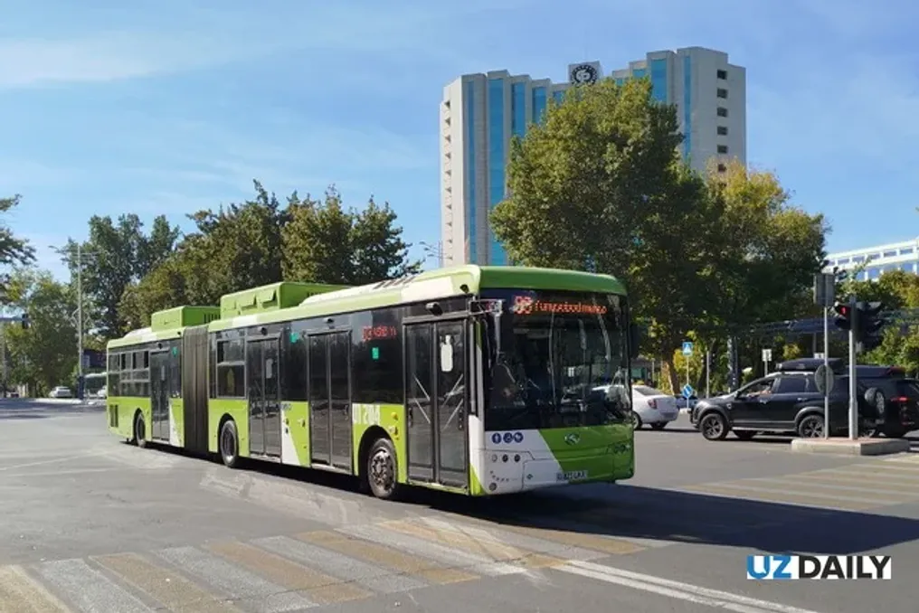 Tempo de espera de ônibus em Tashkent reduzido pela metade para 8–10 minutos