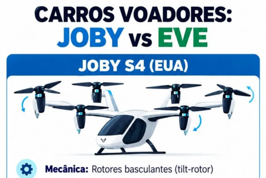 Especialistas discutem as perspectivas do surgimento de carros voadores eVTOL até 2026 e os obstáculos para sua adoção em massa